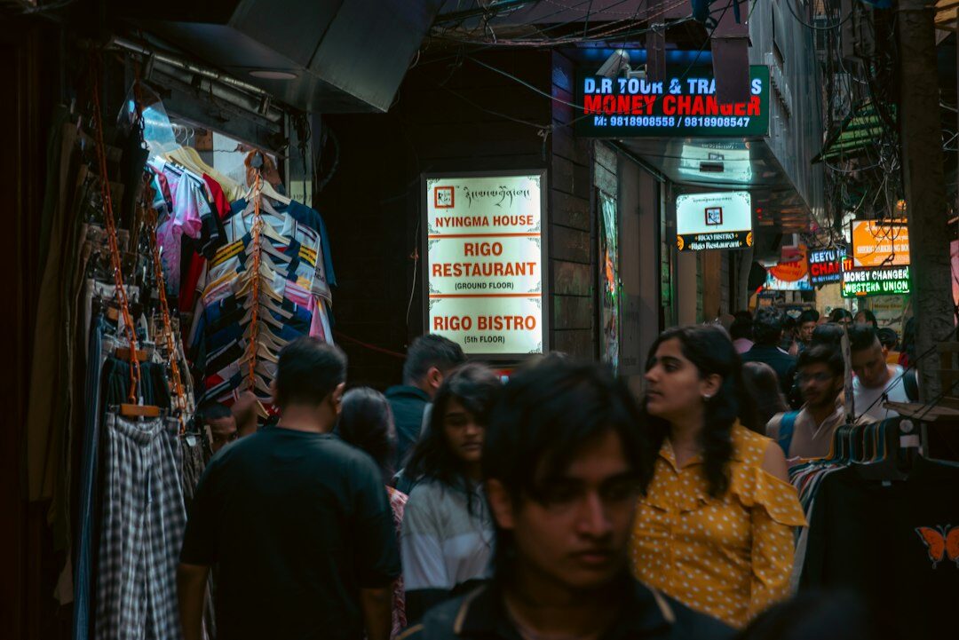 busy street retail