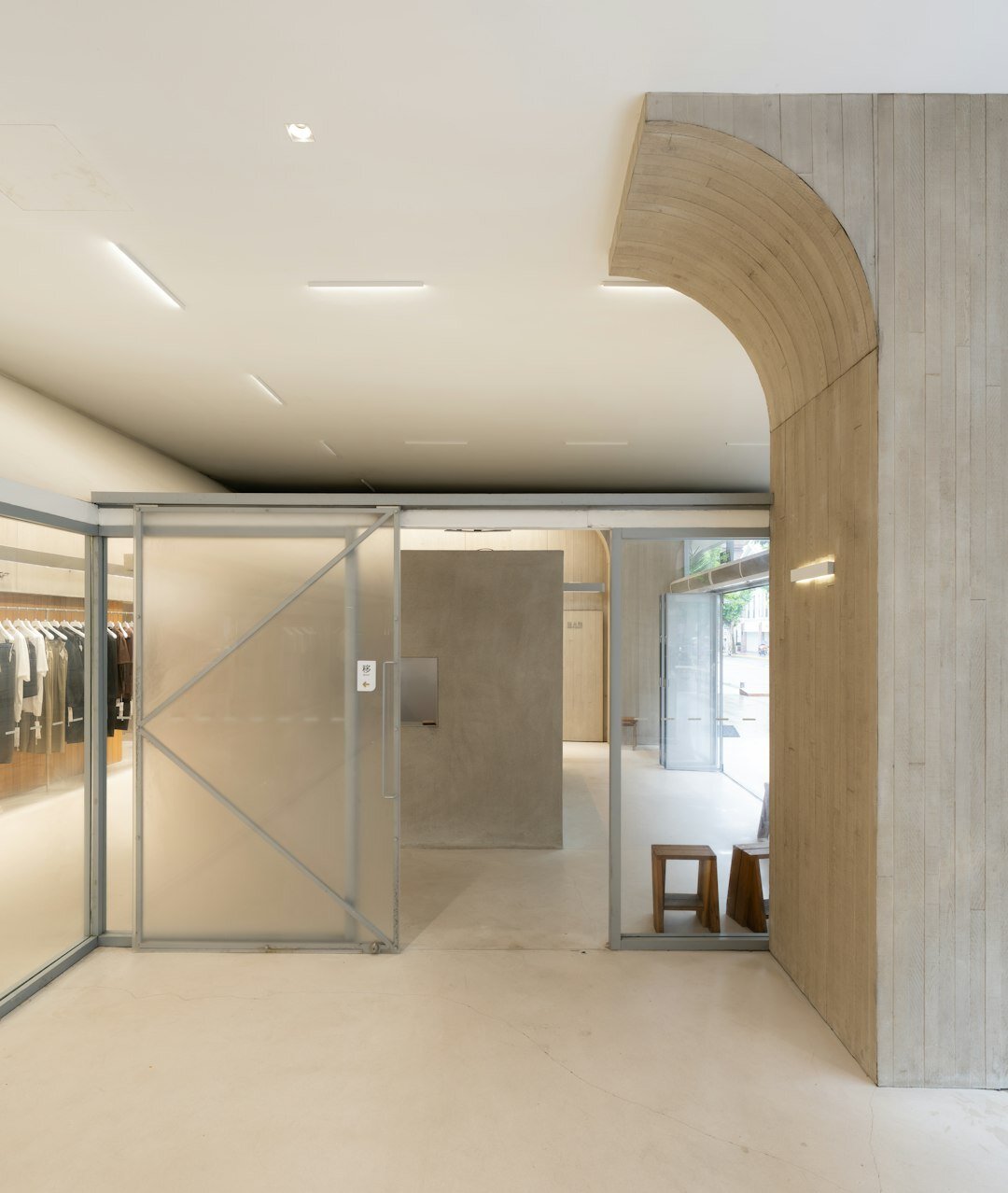 modern retail interior